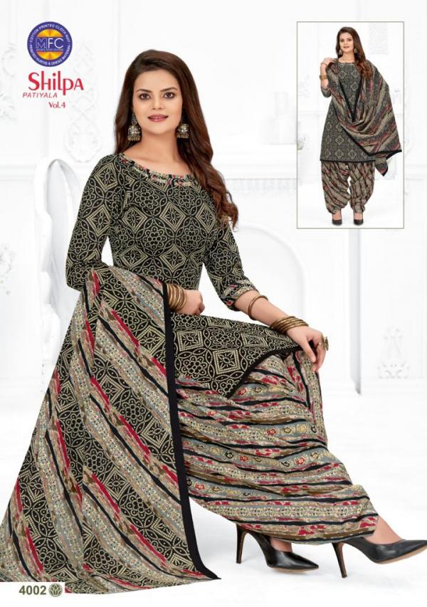 Mfc Shilpa Vol-4 Lawn Cotton Designer Exclusive Dress Material